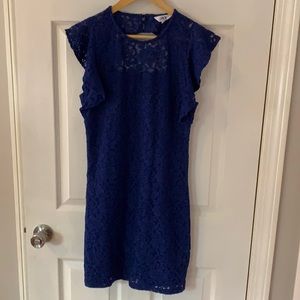 BB Dakota blue lace dress size M